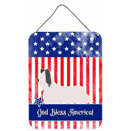 Carolines Treasures Skye Terrier American Wall or Door Hanging Prints BB8359DS1216